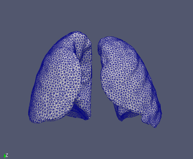 deformable lung atlas learned from our database